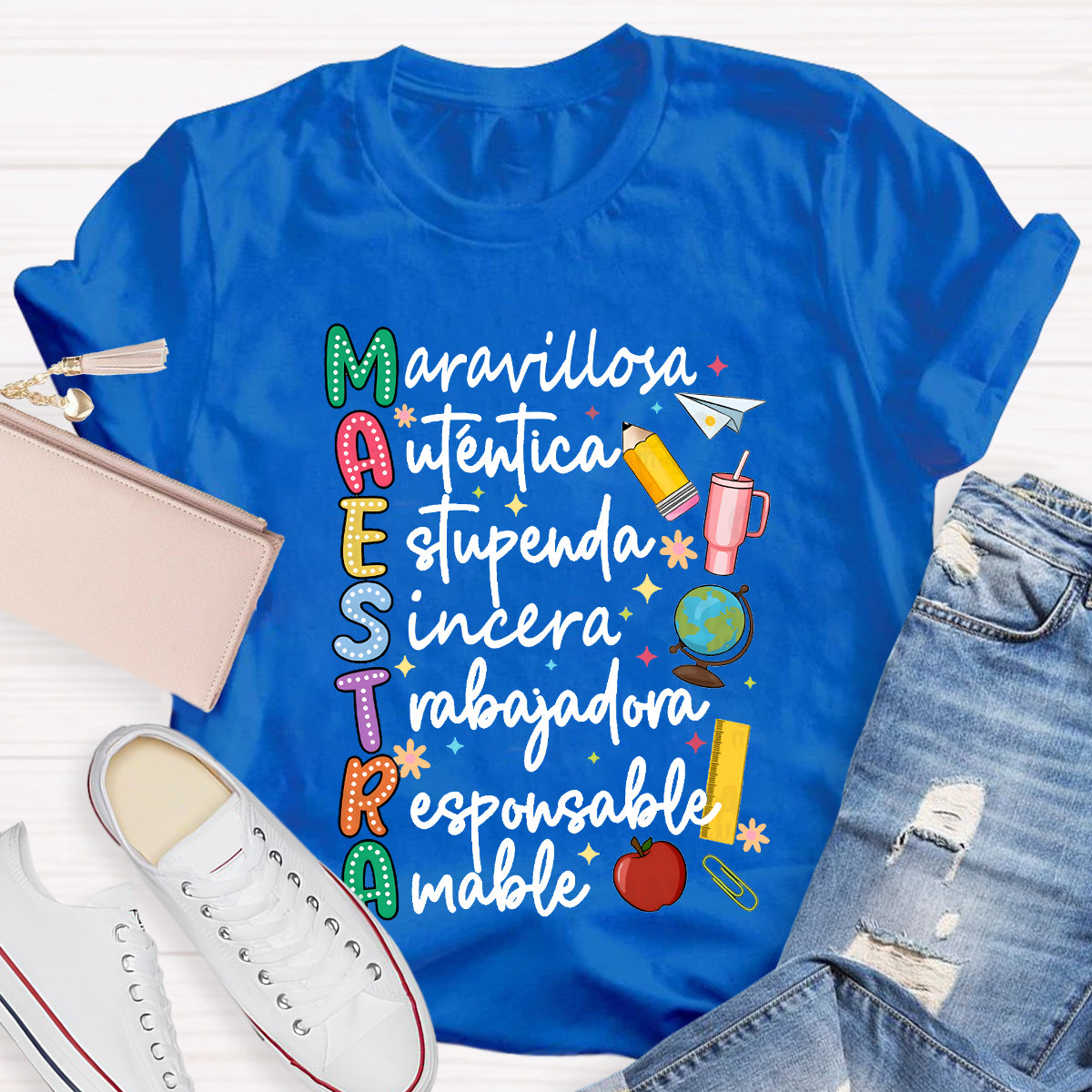Maestra Dual Language Teacher T-Shirt