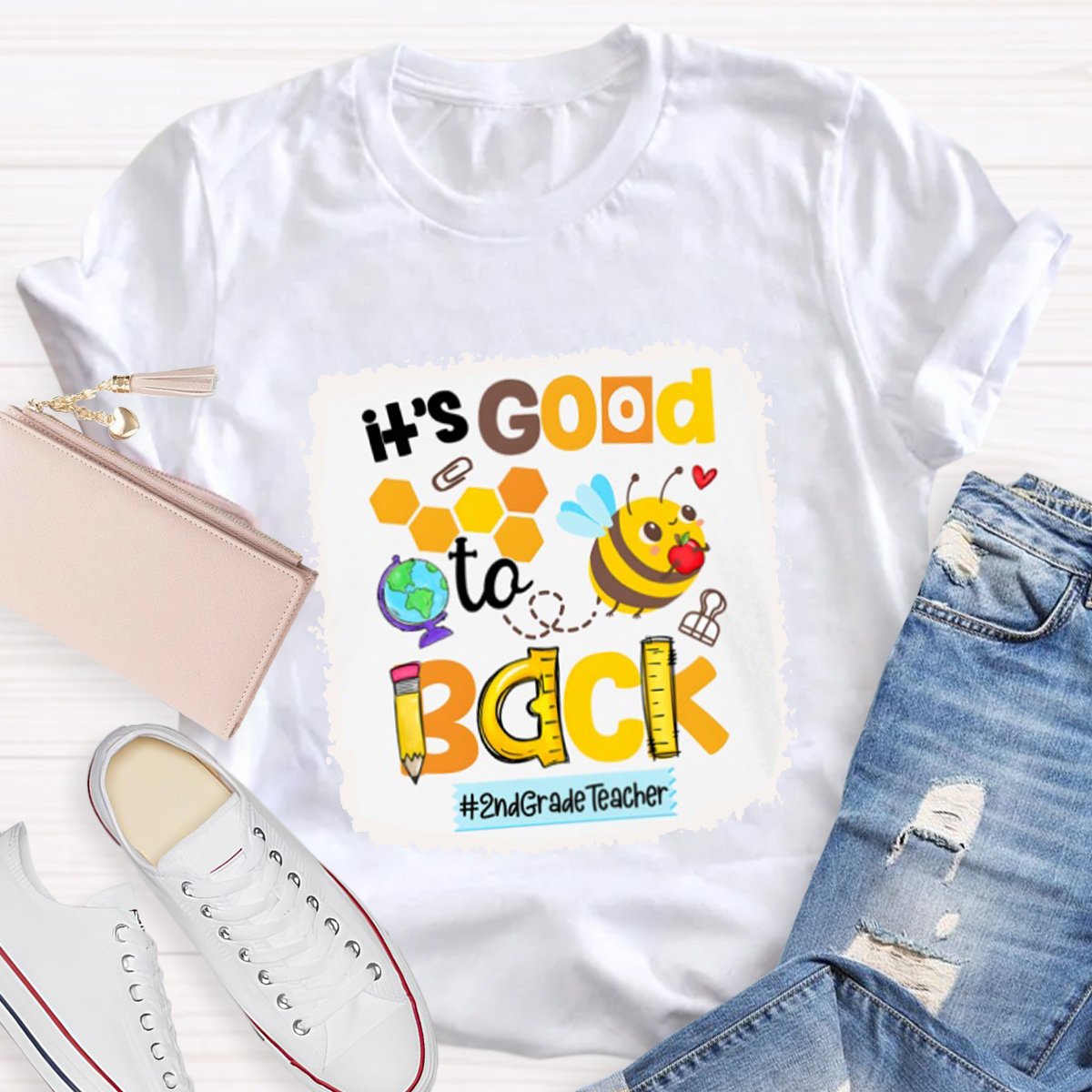 Personalized It's Good To Back 2nd Grade Teacher Shirt
