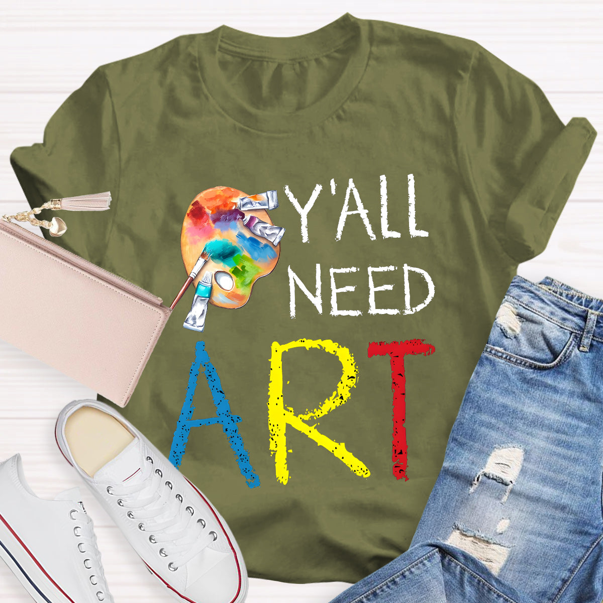 Y'll Need Art Teacher T-Shirt