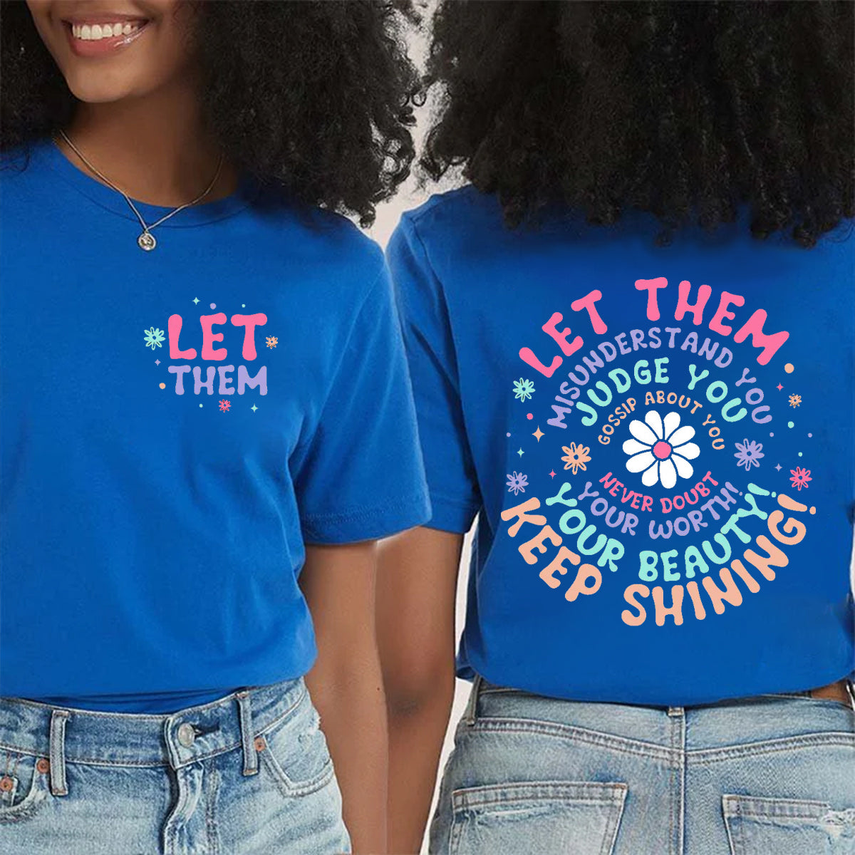 Keep Shining Double Printed T-shirt