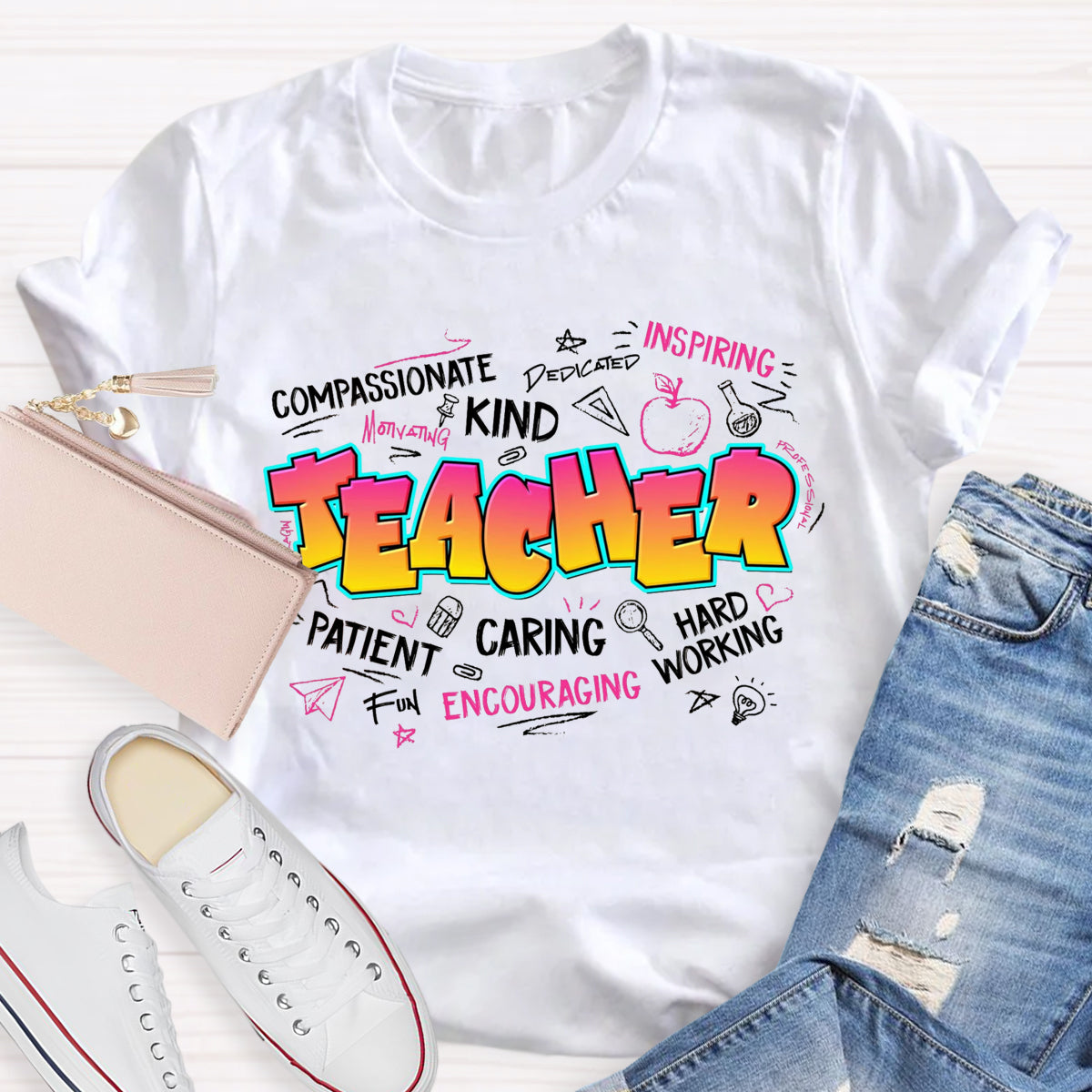 Teachers Radiating Excellence Teacher T-Shirt