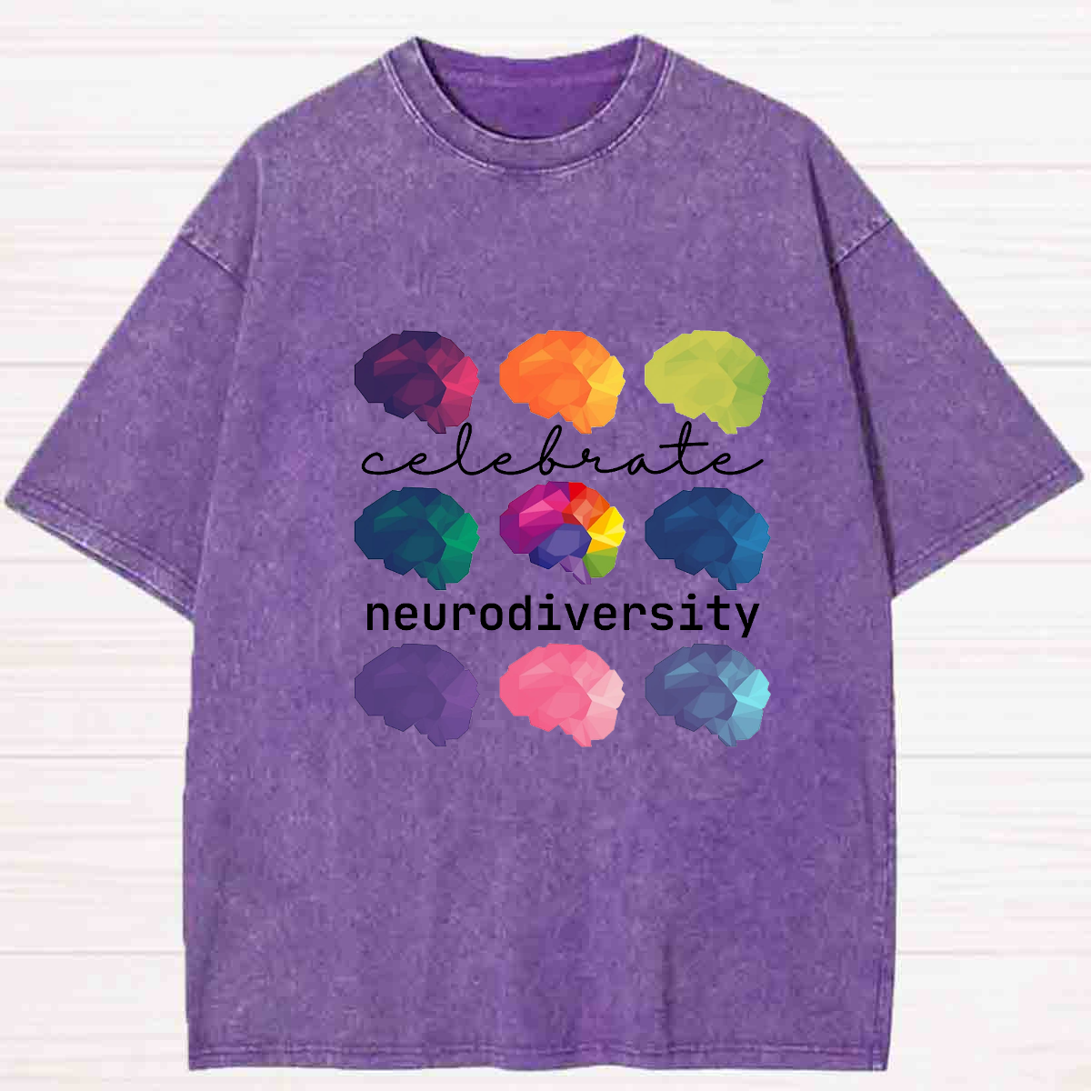 Celebrate Neurodiversity Washed T-shirt