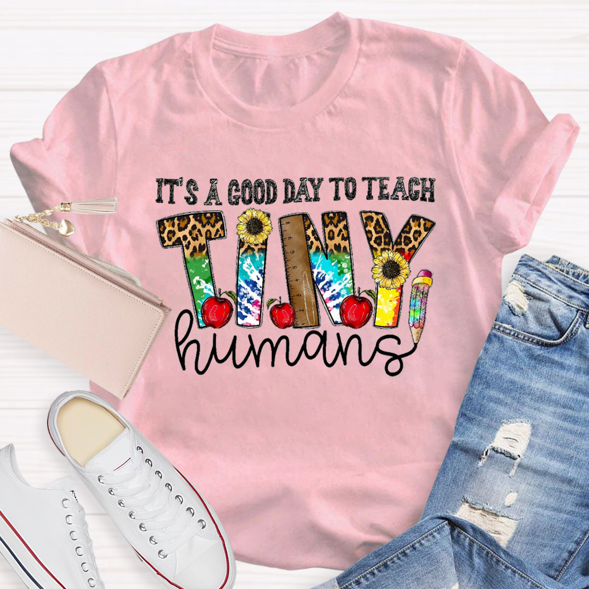It's A Good Day To Teach Tiny Humans Leopard T-Shirt