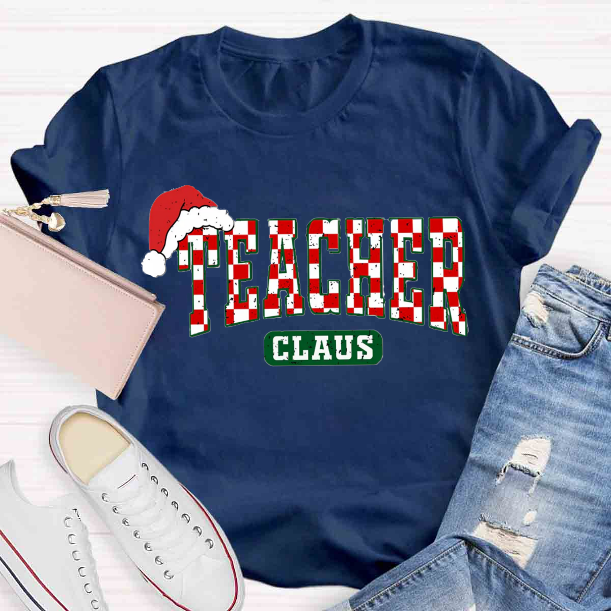 Teacher Claus Christmas T-Shirt