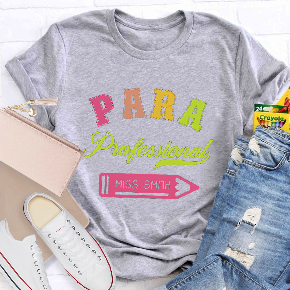 Personalized Name Para Professional Teacher T-Shirt