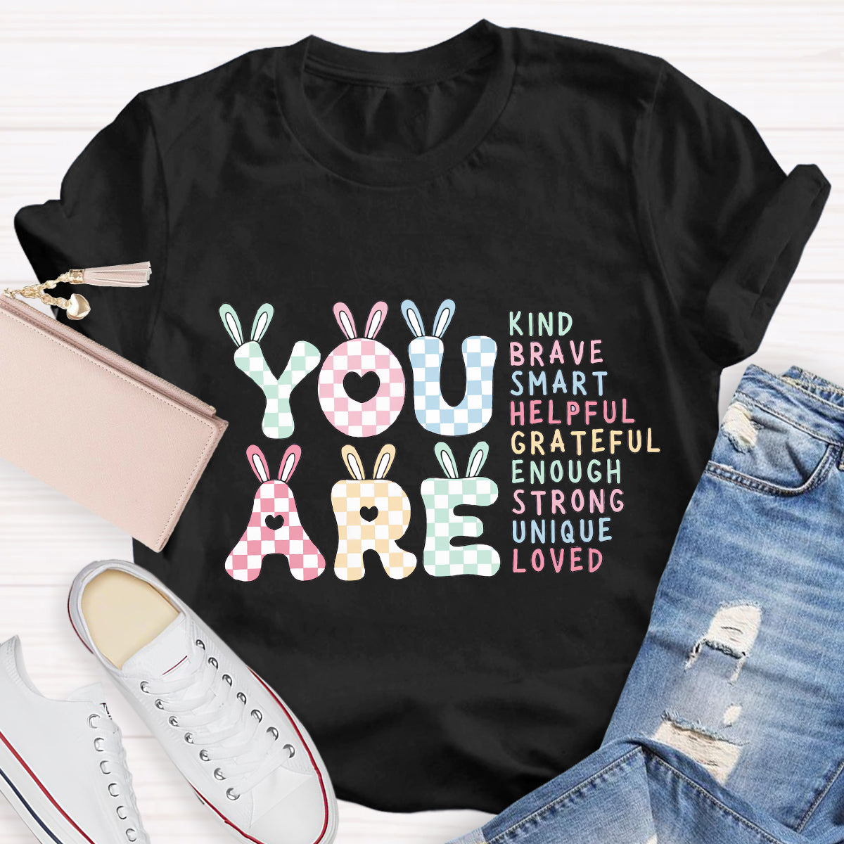 Easter You Are Kind Smart Teacher T-Shirt