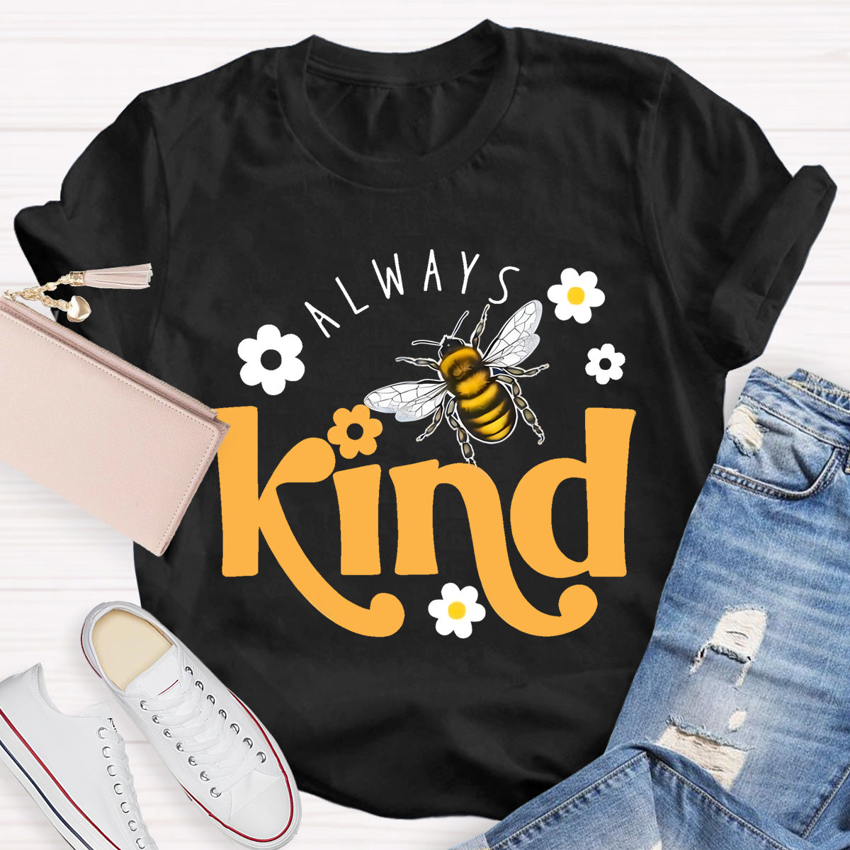Always Bee Kind Floral T-Shirt