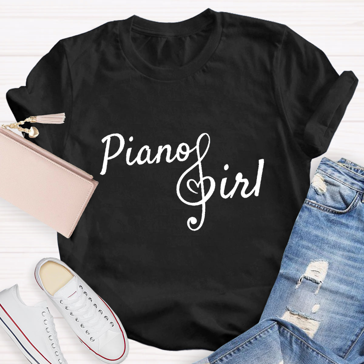 Piano Girl Teacher T-Shirt