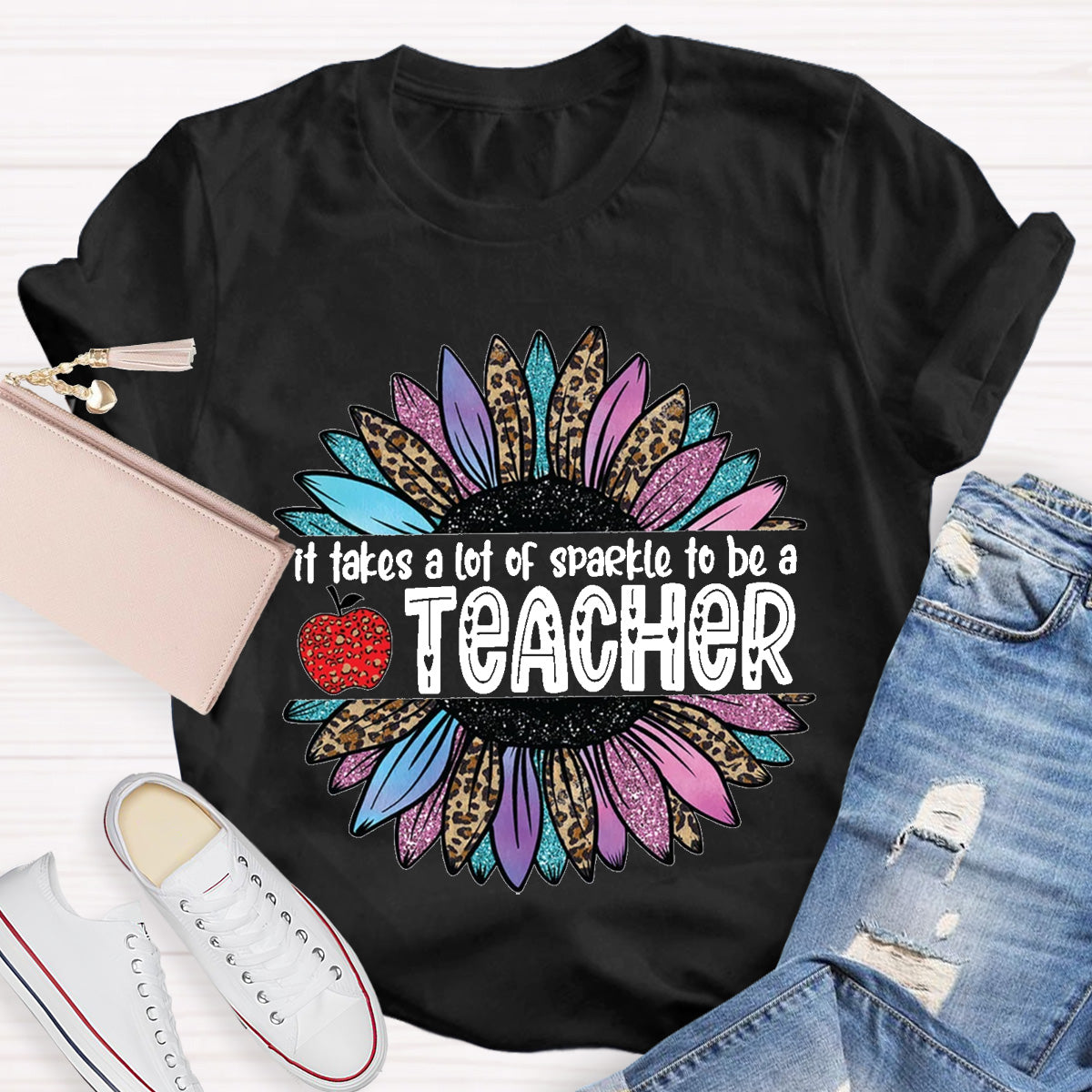 It Takes A lot Of Sparkle To Be A Teacher T-Shirt