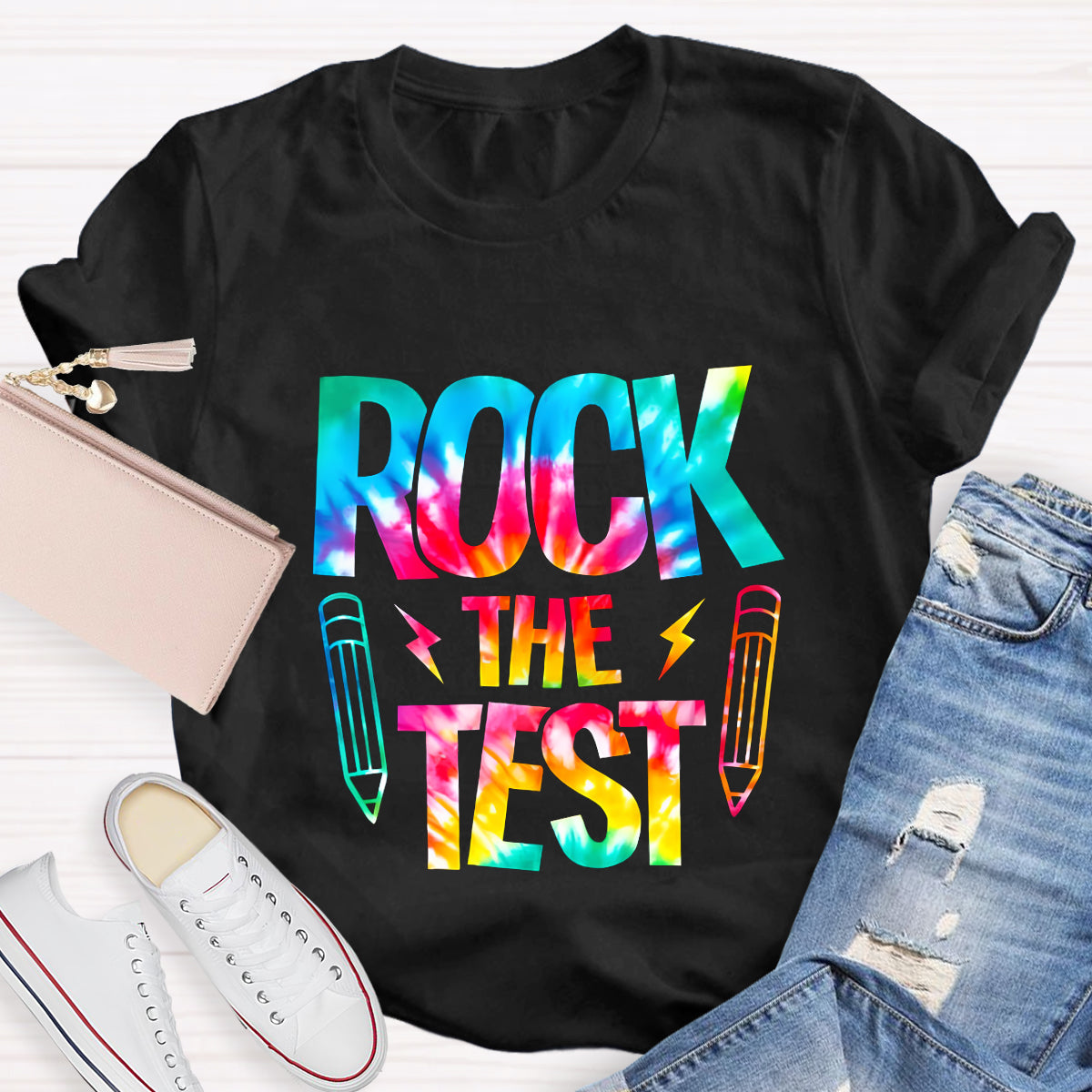 Rock The Test Teacher T-Shirt