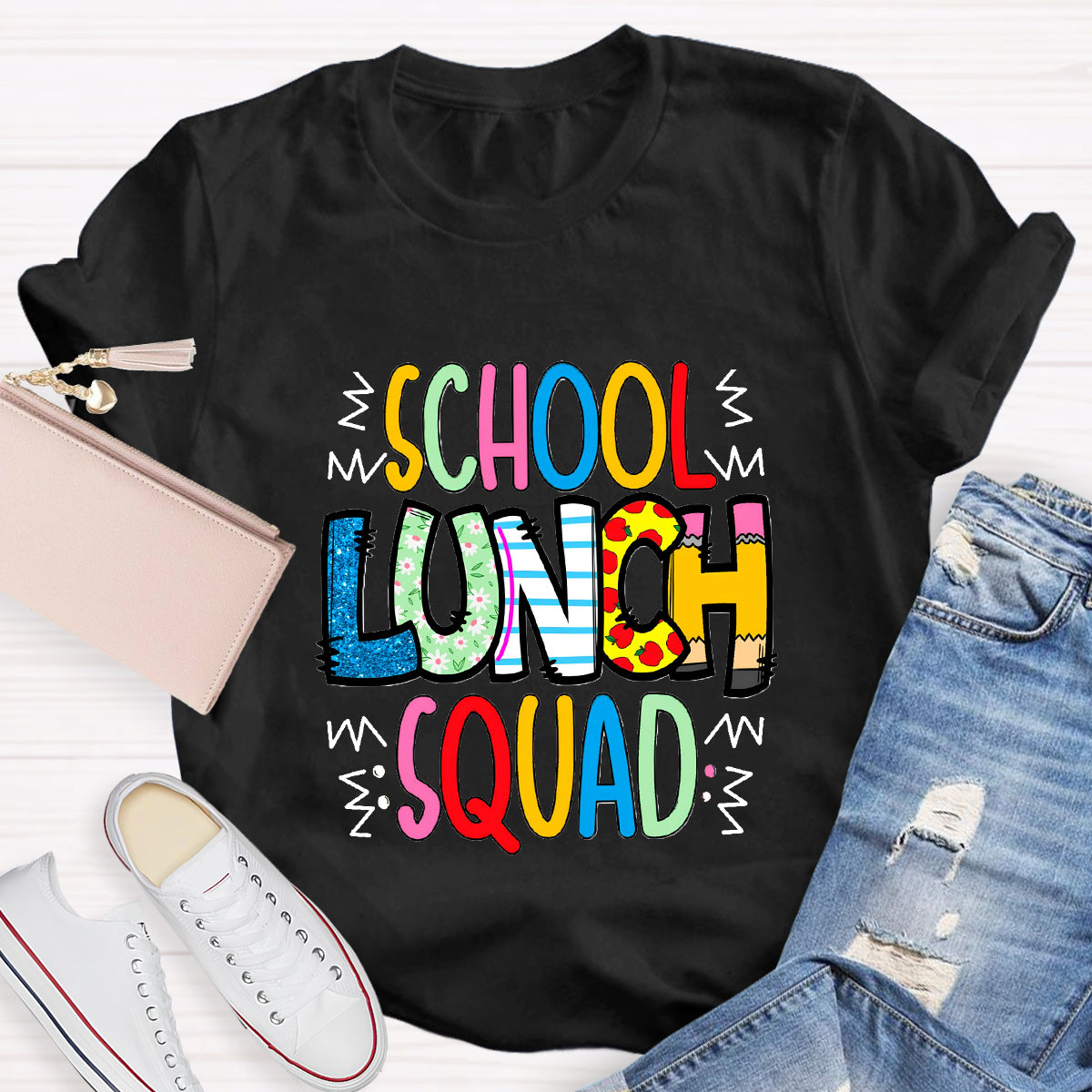 School Lunch Squad Lunch Lady T-Shirt