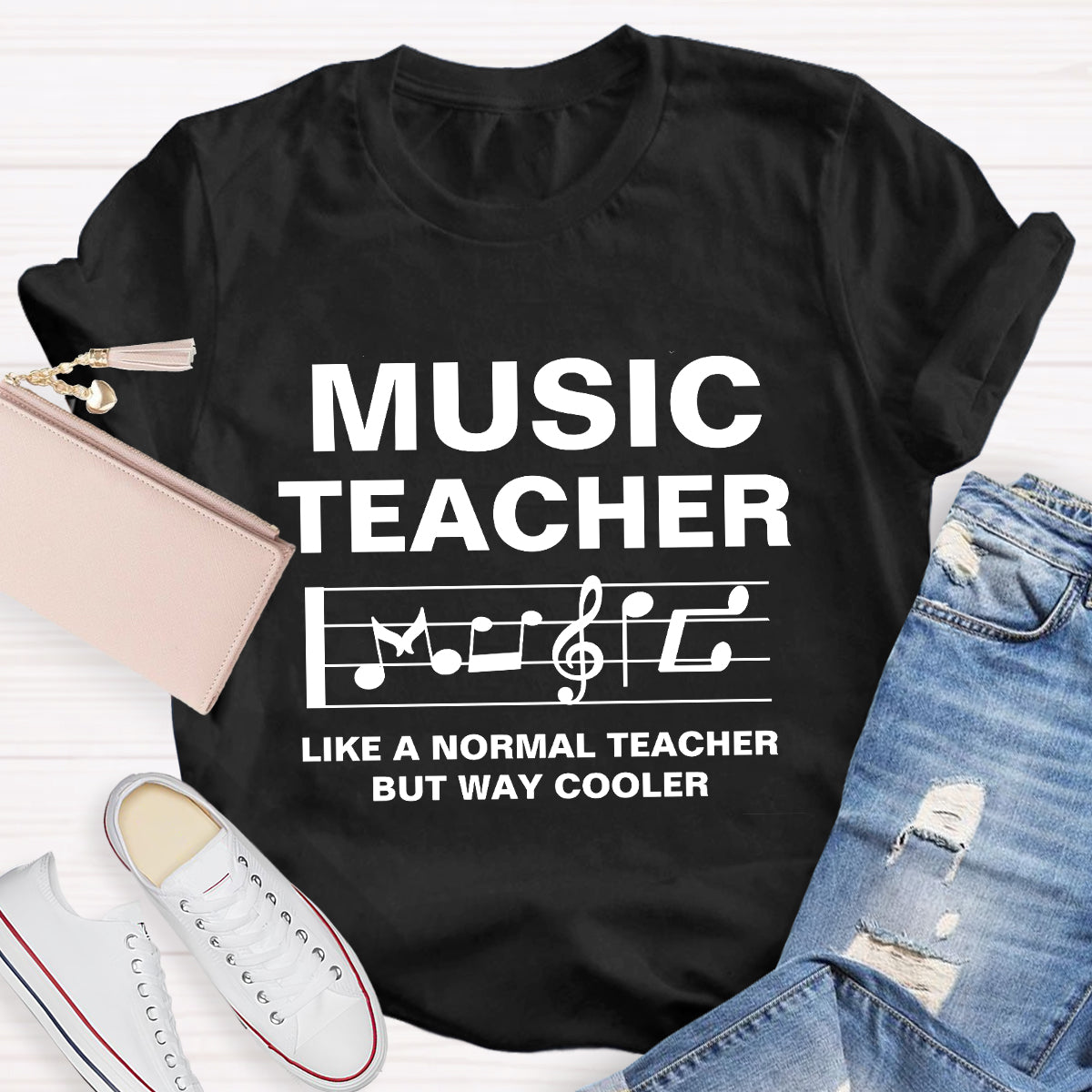 Music Teacher Like A Normal Teacher T-Shirt