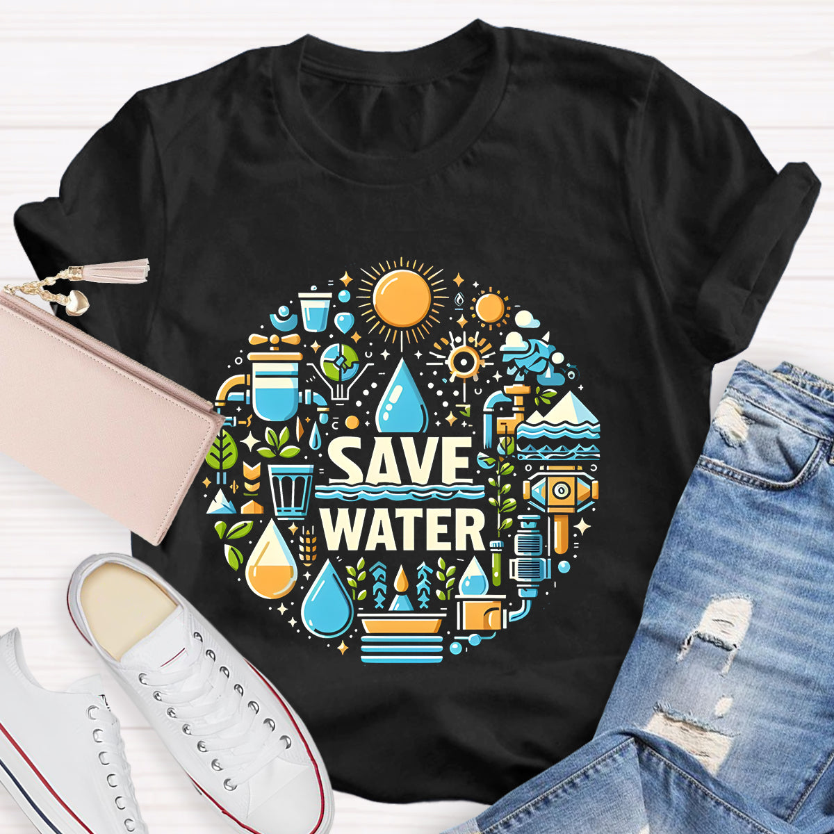 Save Water Teacher T-Shirt