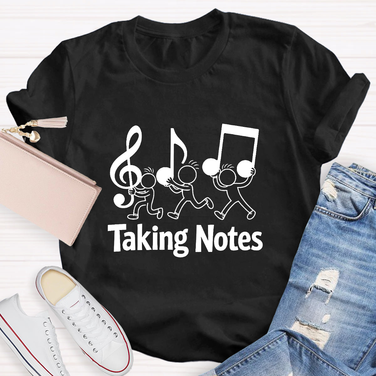 Taking Notes Music Teacher T-Shirt