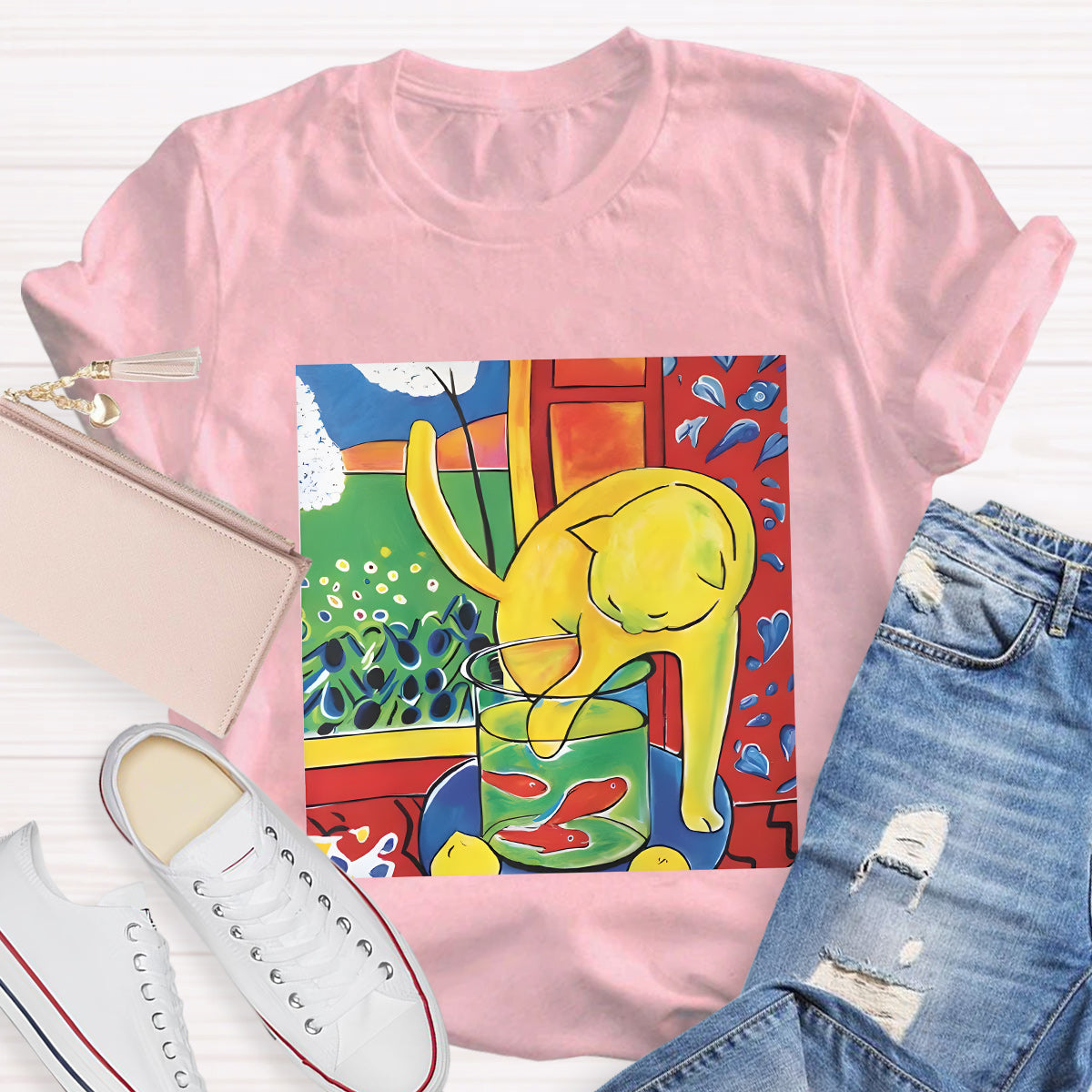 Cat In The Fish Tank T-Shirt