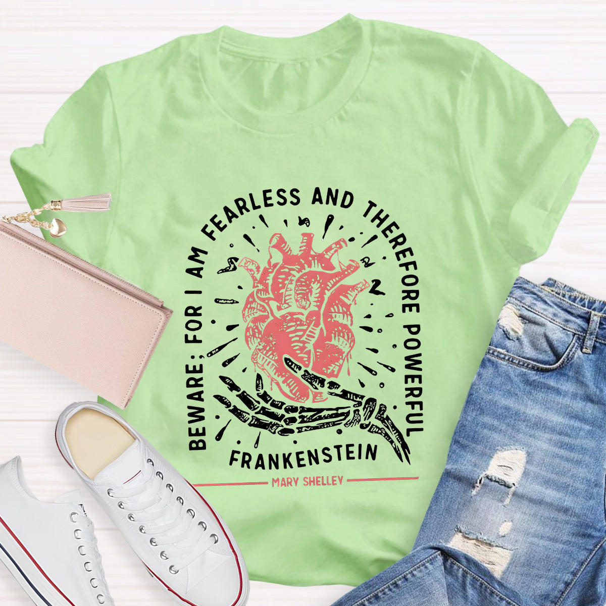Beware For I Am Fearless Teacher T-Shirt