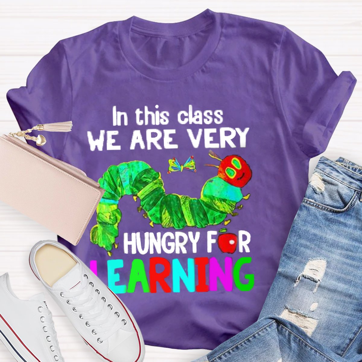 In This Class We Are Very Hungary For Learning Teachers T-Shirt