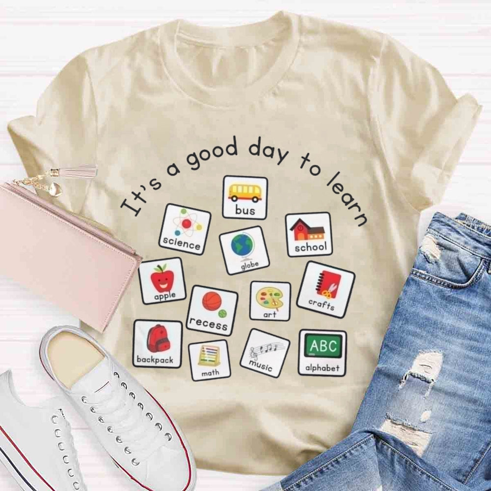 It's A Good To Learn Music Apple T-shirt