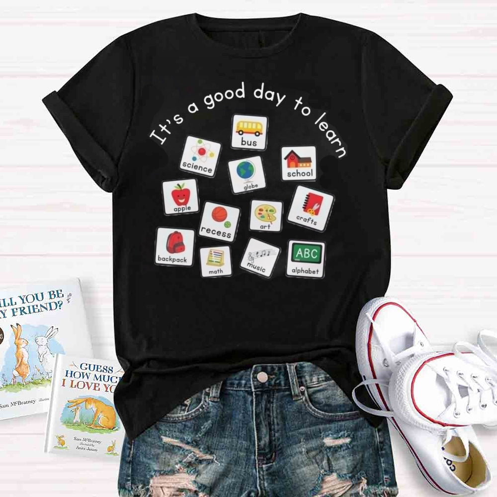 It's A Good To Learn Music Apple T-shirt