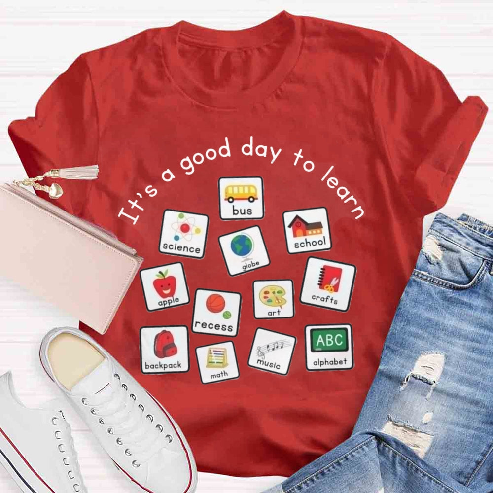 It's A Good To Learn Music Apple T-shirt