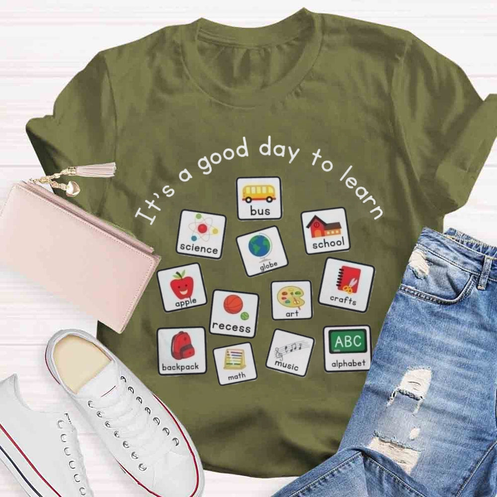 It's A Good To Learn Music Apple T-shirt