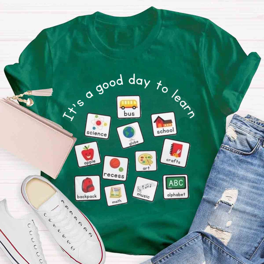 It's A Good To Learn Music Apple T-shirt