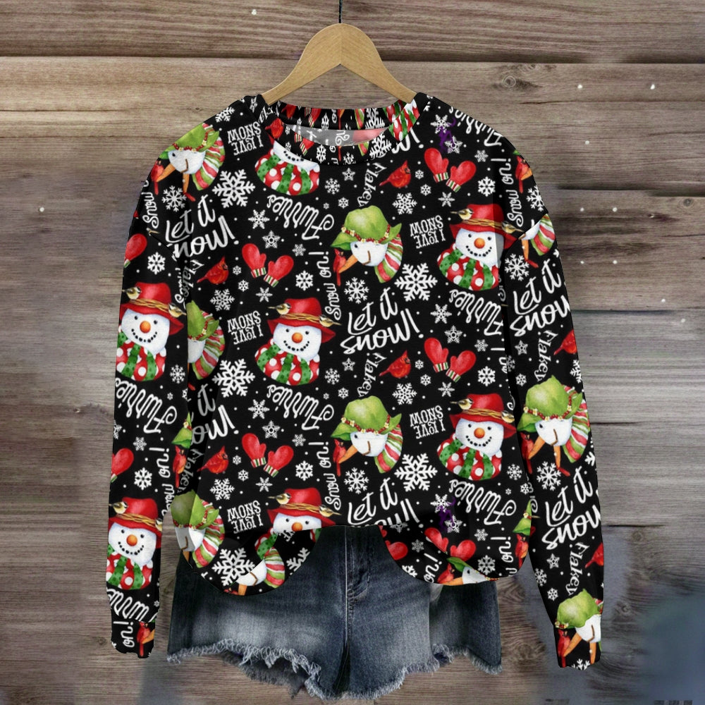 Let It Snow Christmas Teacher Sweatshirt
