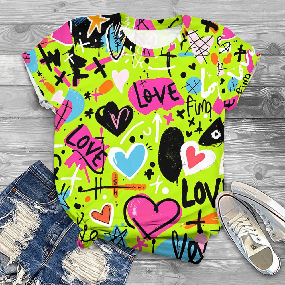 Love With Heart T-shirt