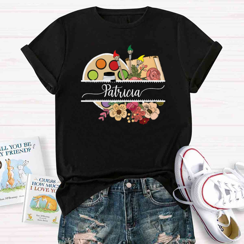 Personalized Name Beautiful And Elegant As Always Teacher T-shirt
