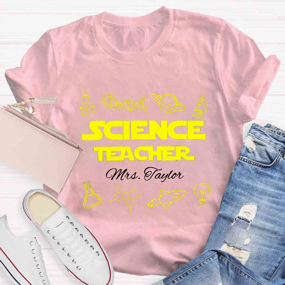 Personalized Name Science Is The Standard For Testing The Truth Of Theories T-shirt