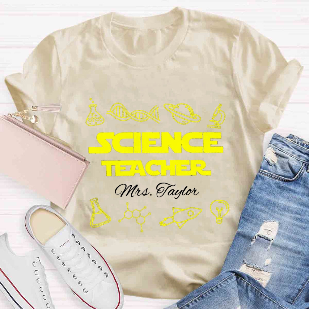 Personalized Name Science Is The Standard For Testing The Truth Of Theories T-shirt