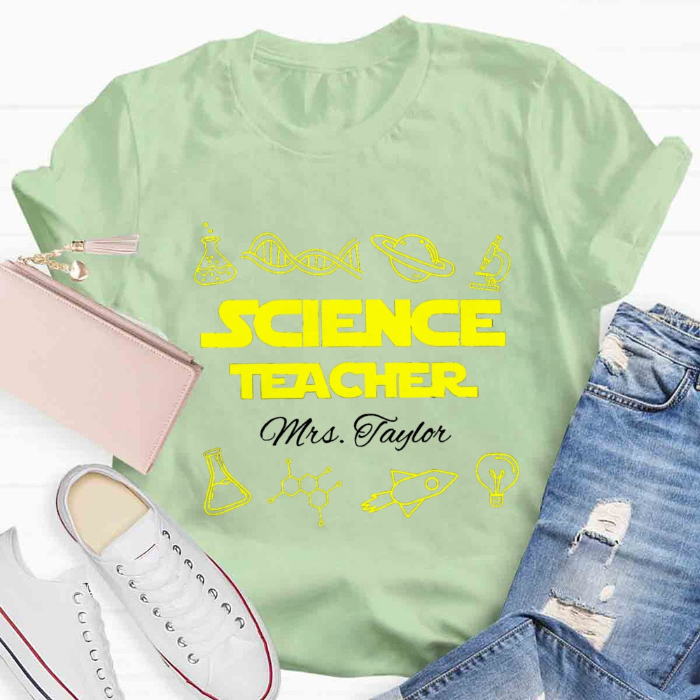Personalized Name Science Is The Standard For Testing The Truth Of Theories T-shirt
