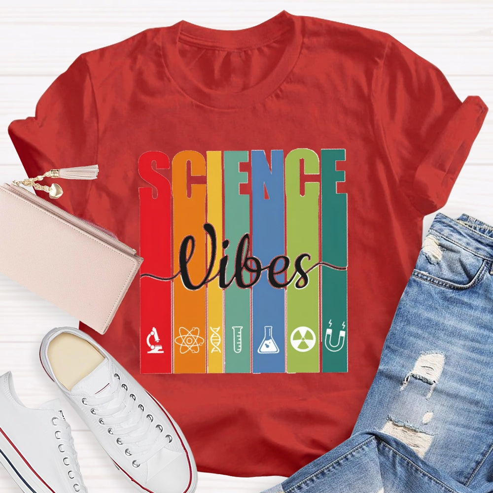 Science Experimental Equipment Test Tube Funnel T-shirt