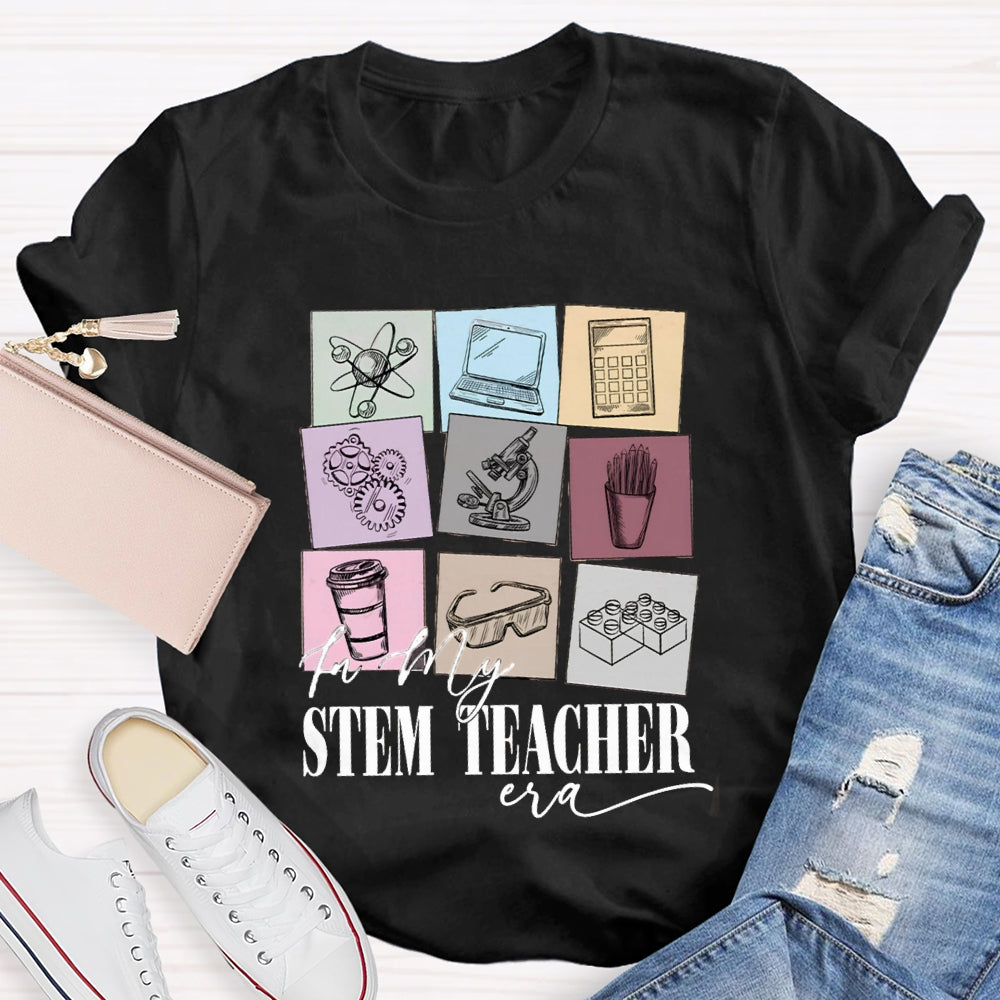 Stem Teacher Computer Calculator Microscope T-shirt