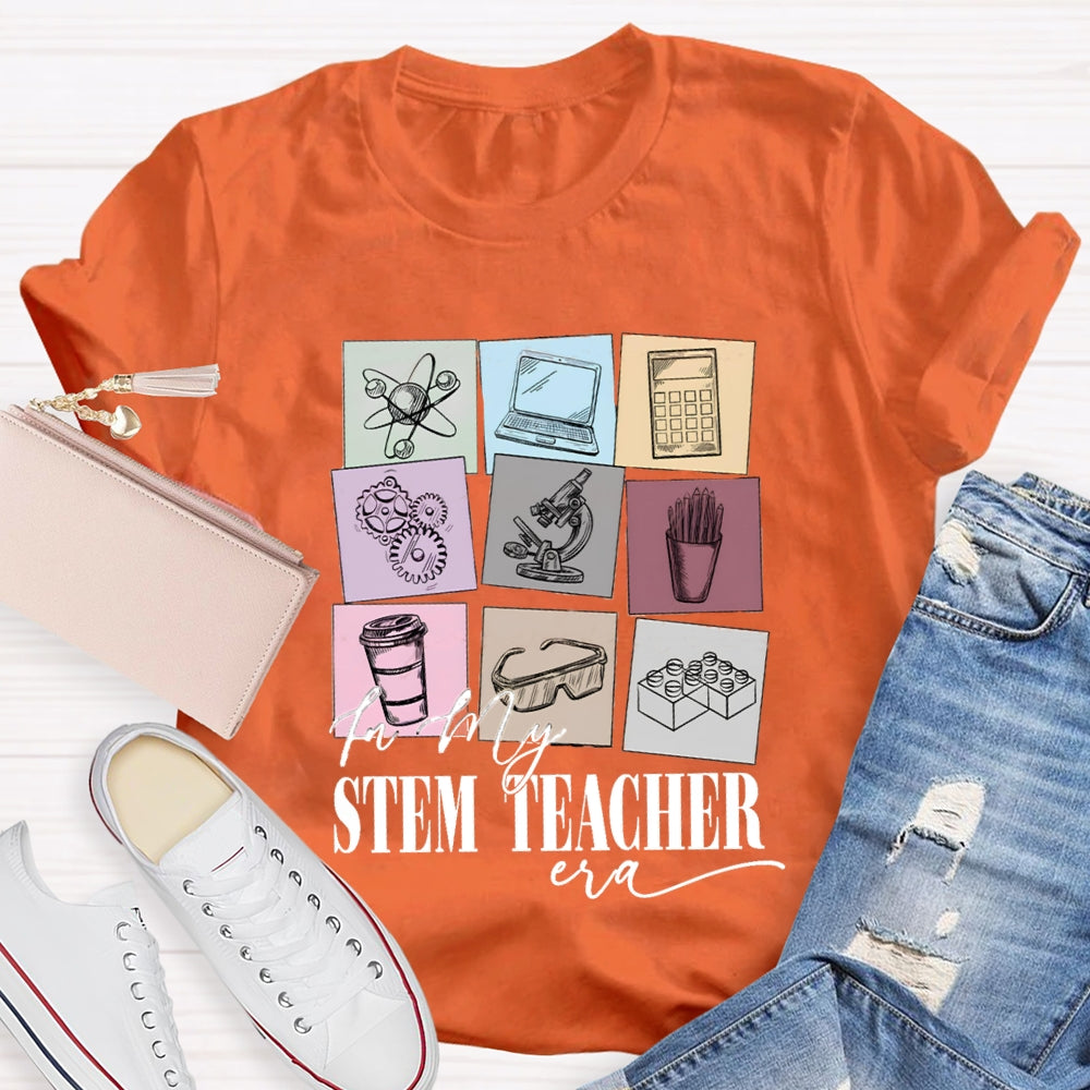 Stem Teacher Computer Calculator Microscope T-shirt