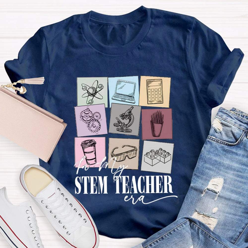 Stem Teacher Computer Calculator Microscope T-shirt