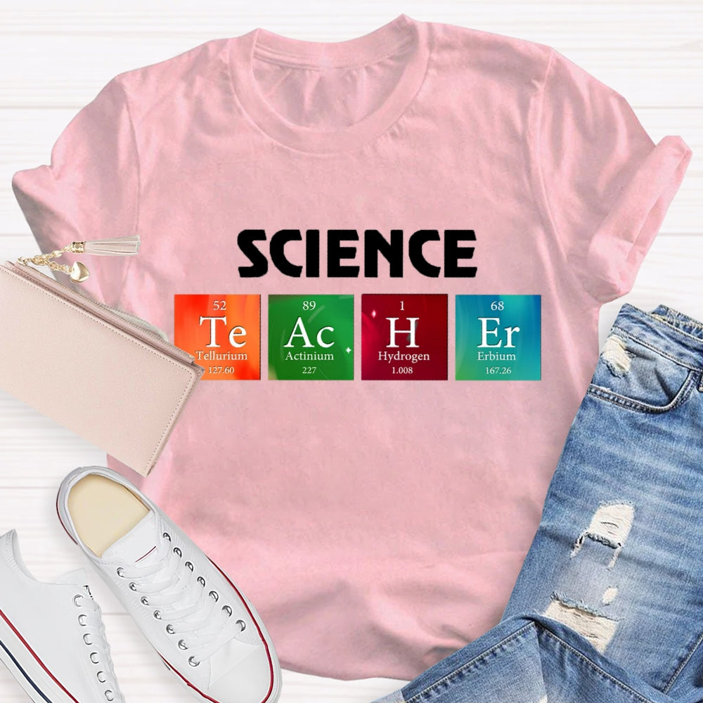 Science Teacher Table of Elements T-shirt
