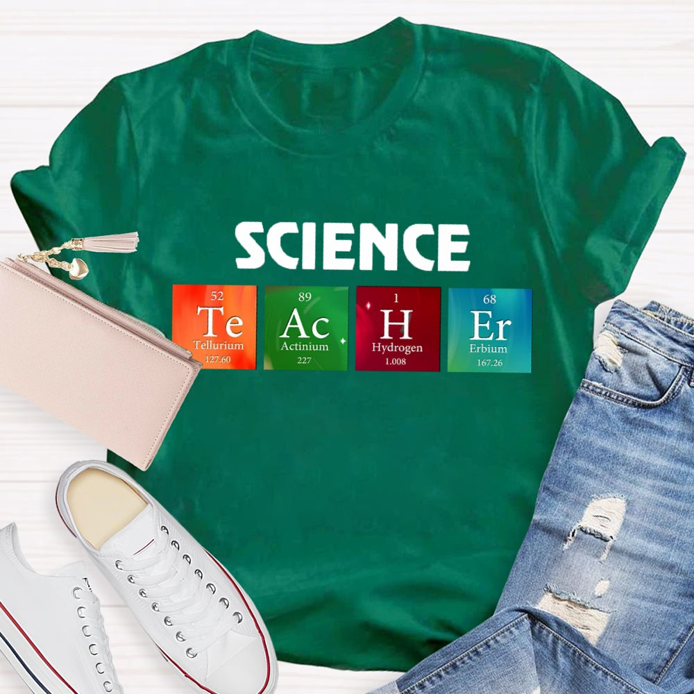 Science Teacher Table of Elements T-shirt