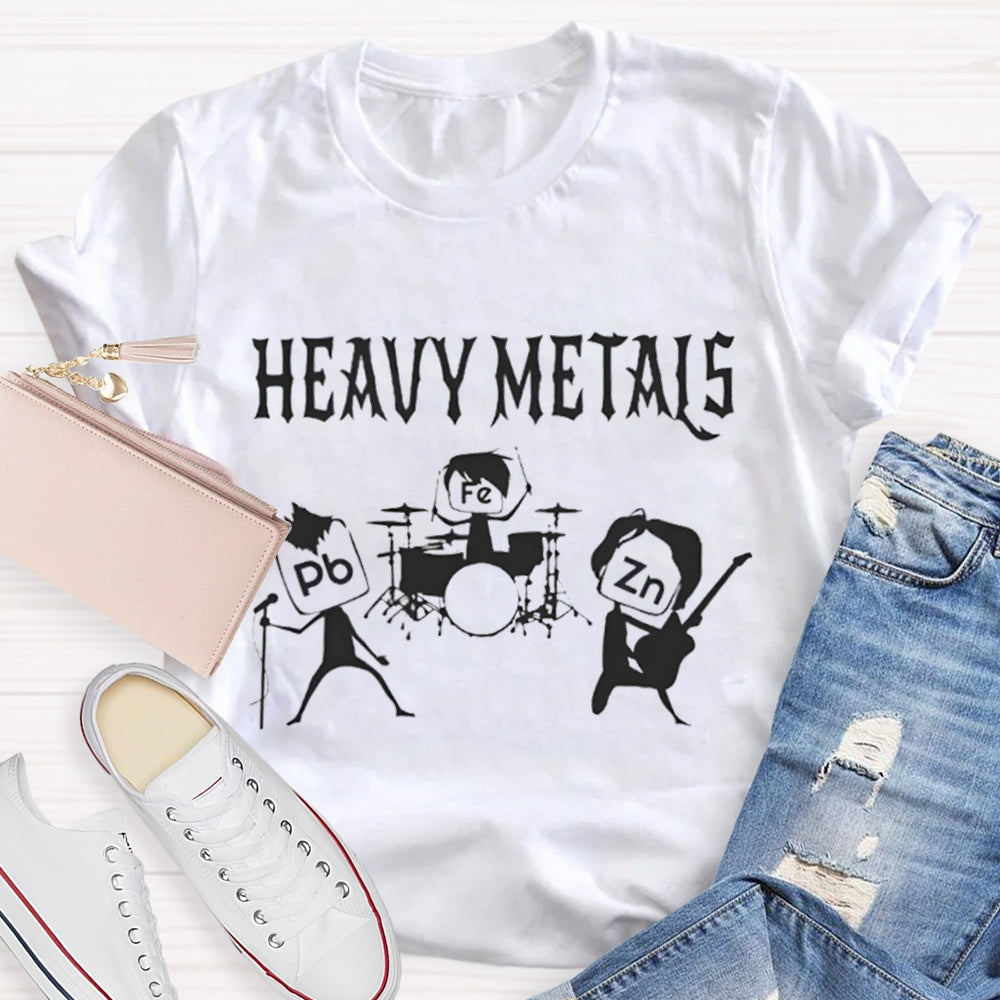 Heavy Metals Chemistry Teacher T-shirt