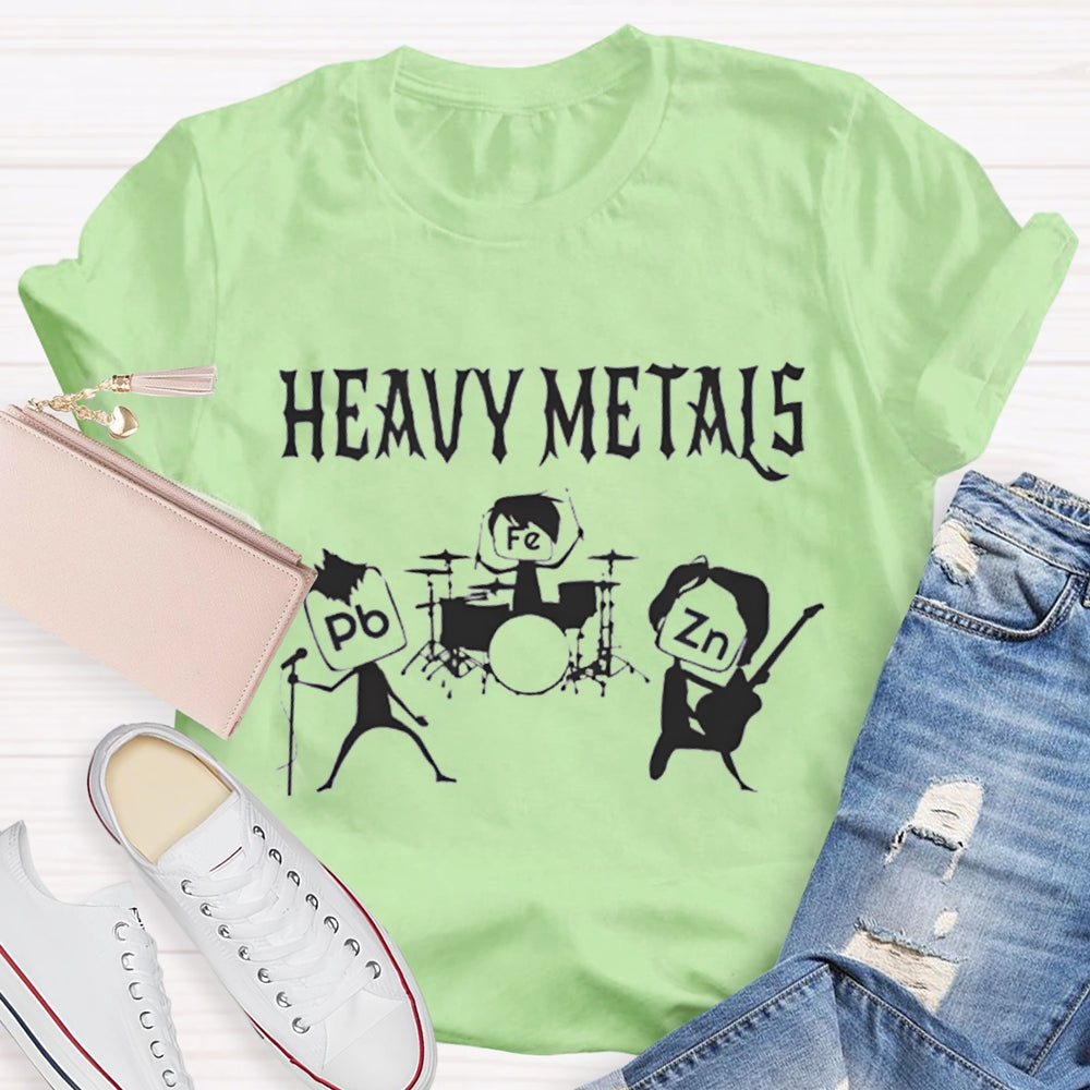 Heavy Metals Chemistry Teacher T-shirt