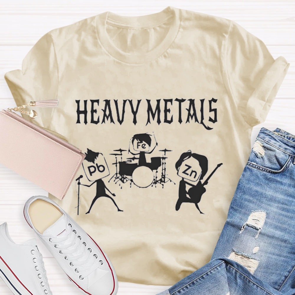 Heavy Metals Chemistry Teacher T-shirt