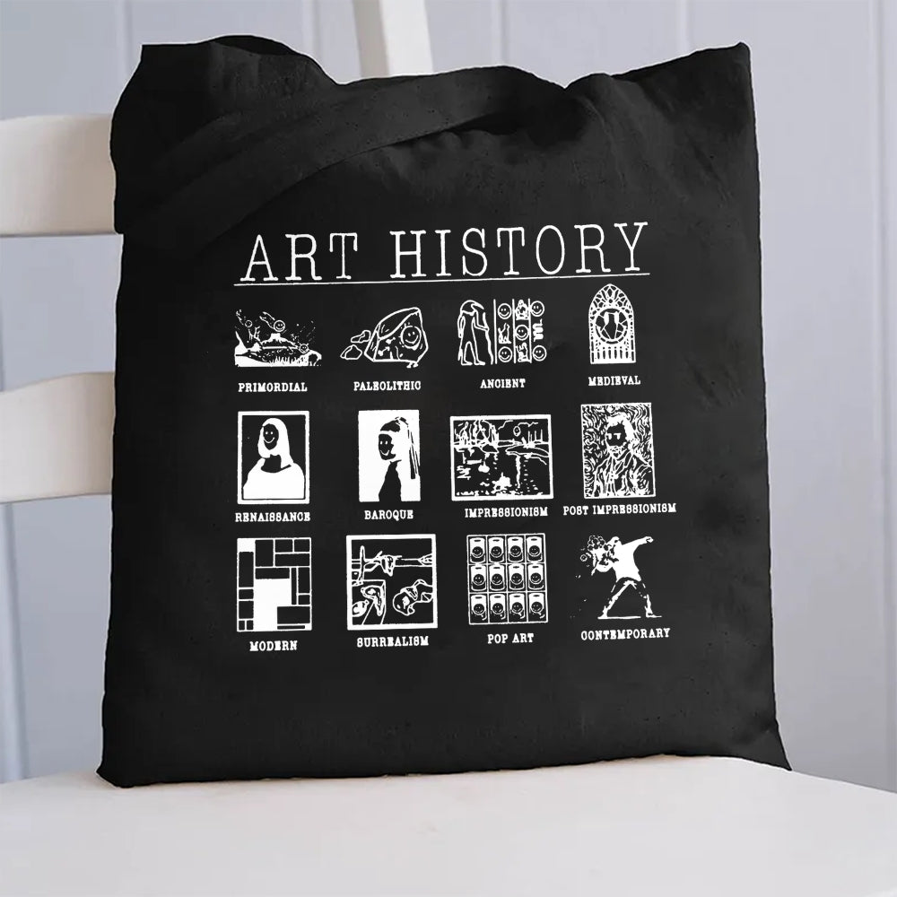 Art History Canvas Tote Bag