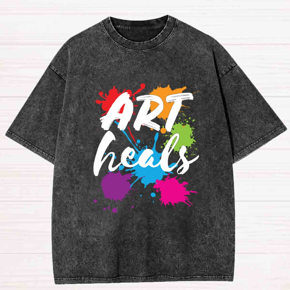 Art Heals Washed T-shirt