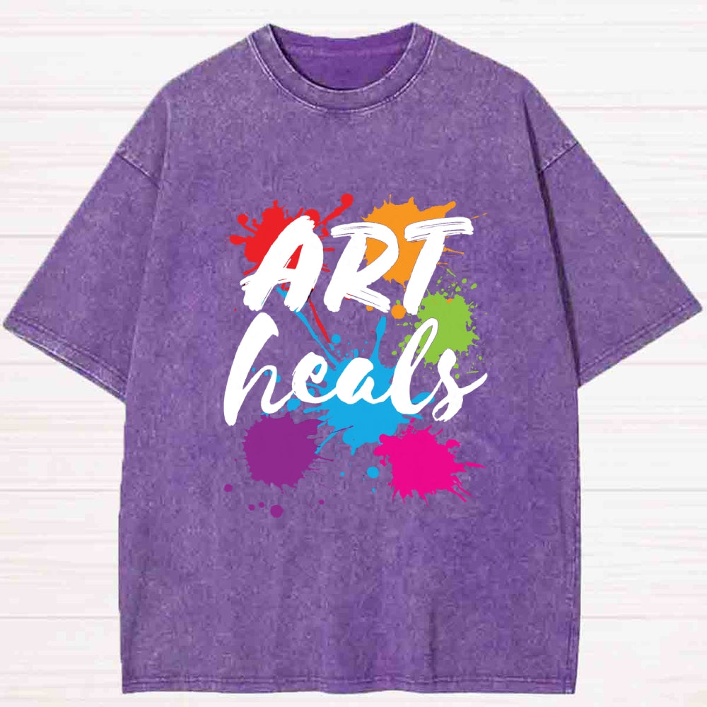 Art Heals Washed T-shirt