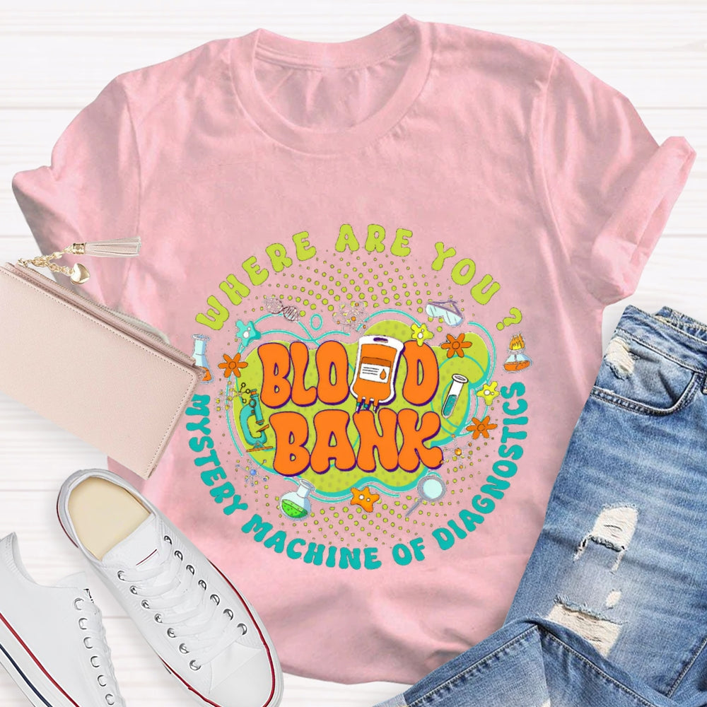 Where Are You Mystery Machine Of Diagnostics T-shirt