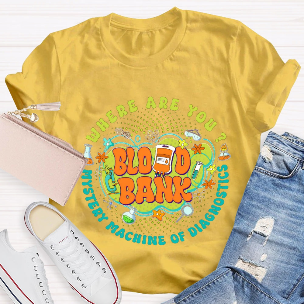 Where Are You Mystery Machine Of Diagnostics T-shirt
