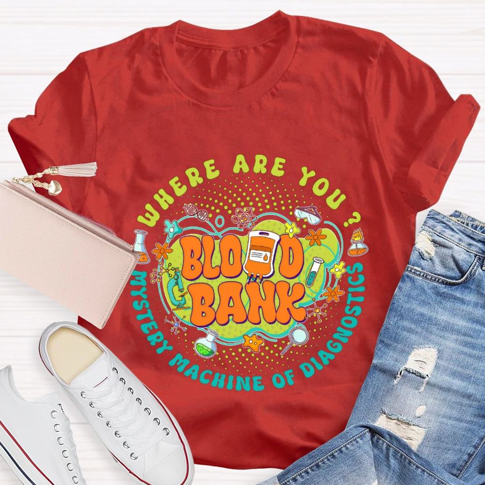 Where Are You Mystery Machine Of Diagnostics T-shirt