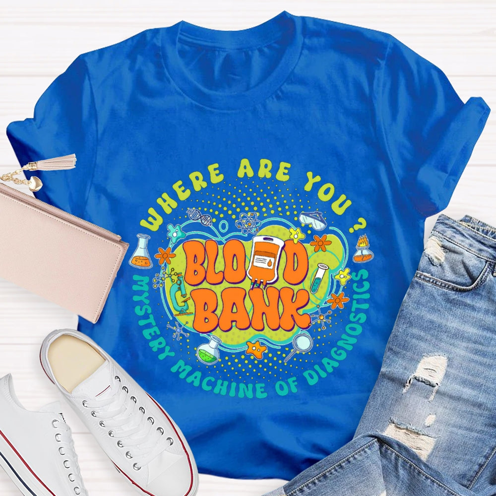 Where Are You Mystery Machine Of Diagnostics T-shirt