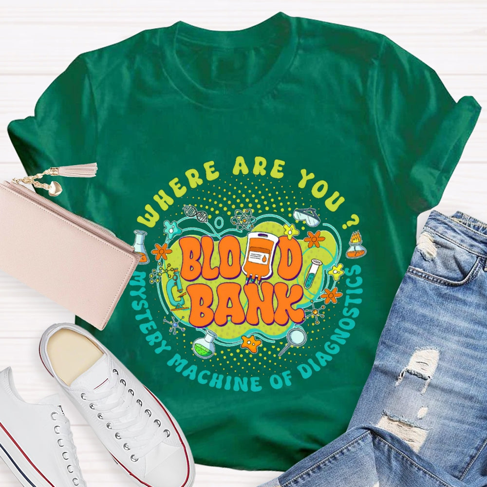 Where Are You Mystery Machine Of Diagnostics T-shirt