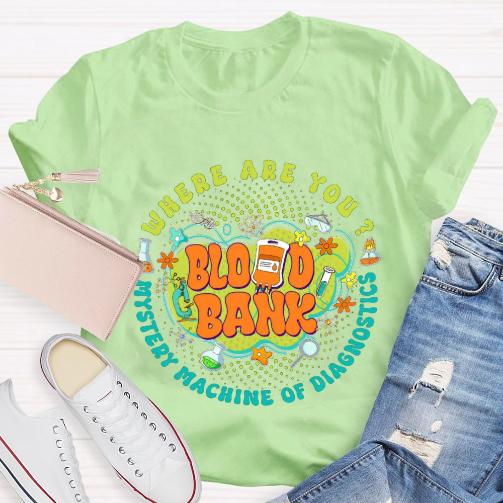 Where Are You Mystery Machine Of Diagnostics T-shirt